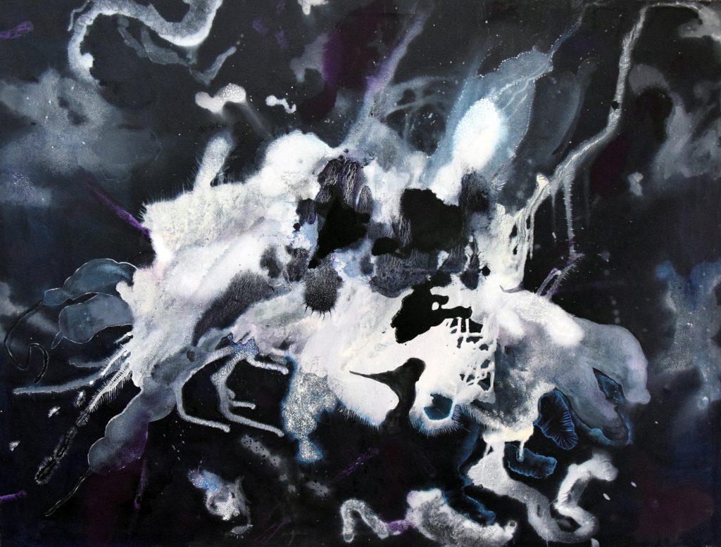 Organizmy2,120 x 90cm,olej na płótno,2019